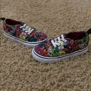 Boys Toddlers size 9.5 Marvel Edition Vans